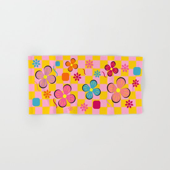 Floral joy in June Hand & Bath Towel