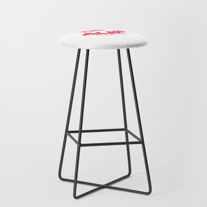 red scare Bar Stool