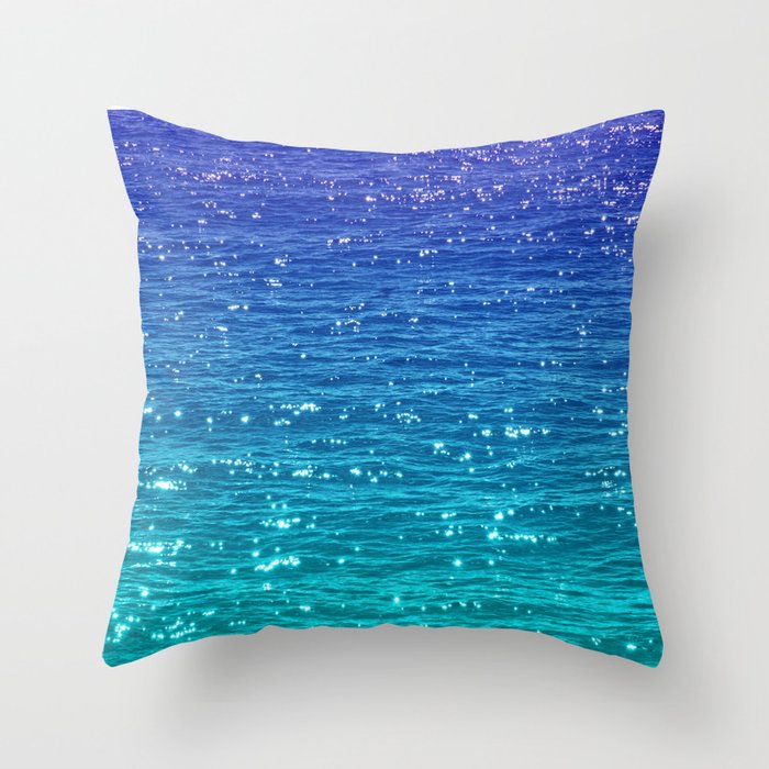 SEA SPARKLE Throw Pillow