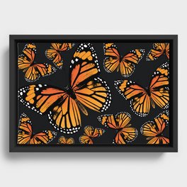 Monarch Butterflies | Monarch Butterfly | Vintage Butterflies | Butterfly Patterns | Framed Canvas