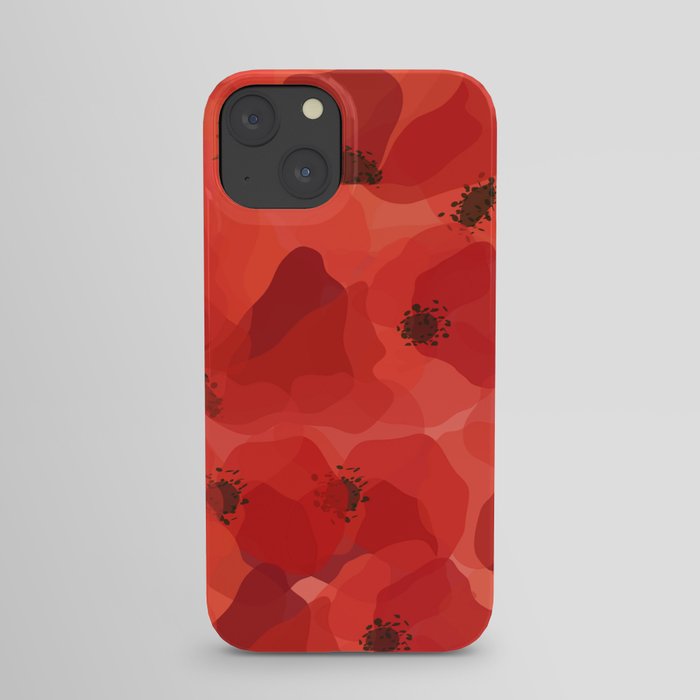 FIELD OF POPPIES iPhone Case