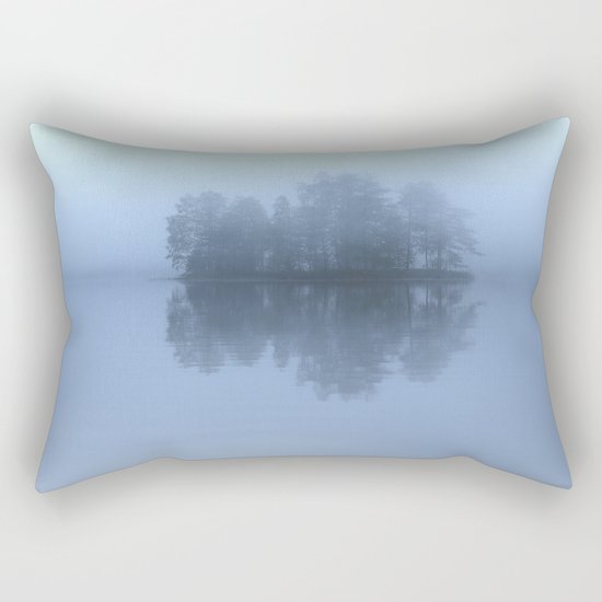 Blue Reflection Rectangular Pillow