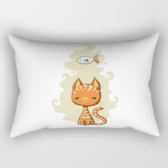 Ginger Cat Rectangular Pillow