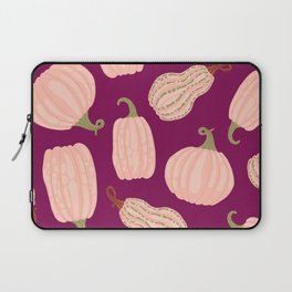 Pink Pumpkin Texture. Colorful Seamless Pattern Laptop Sleeve