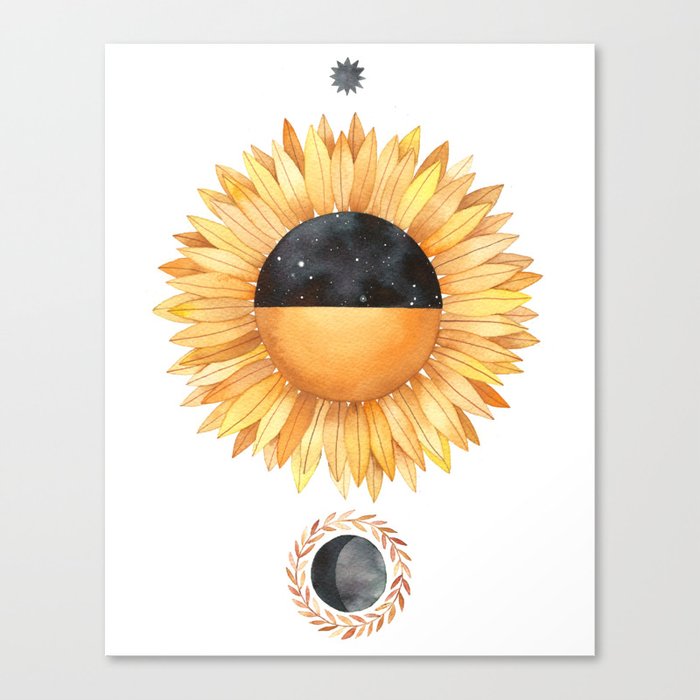 Solar Eclipse Canvas Print