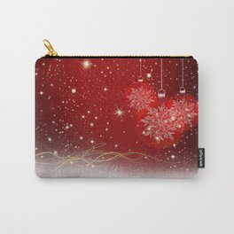 Christmas and Golden Stars Carry-All Pouch
