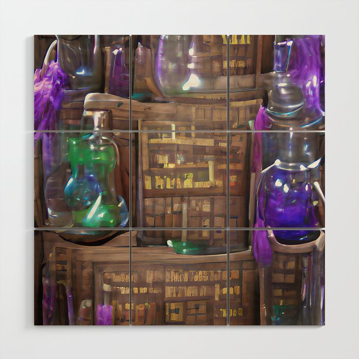 Apothecary Cabinet Wood Wall Art