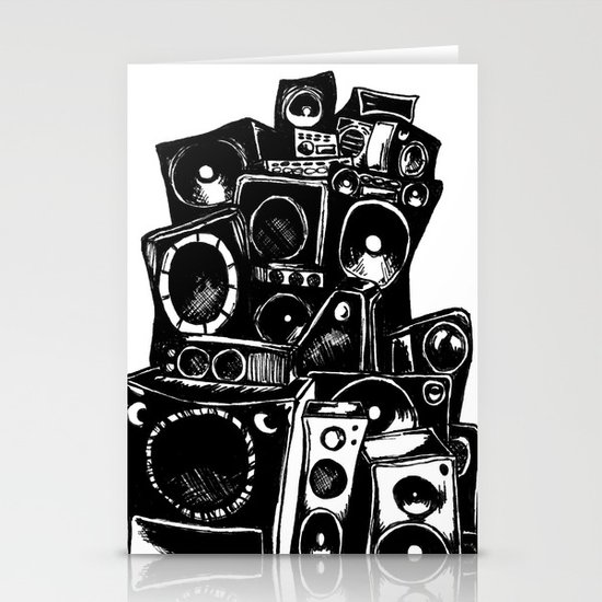 boombox Stationery Cards