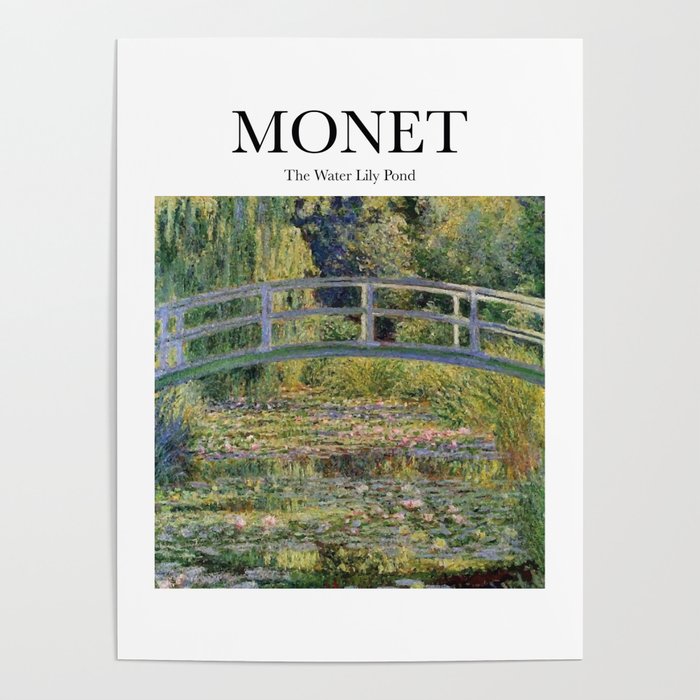 Monet - The Water Lily Pond Poster