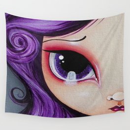 Violet Eyes Wall Tapestry