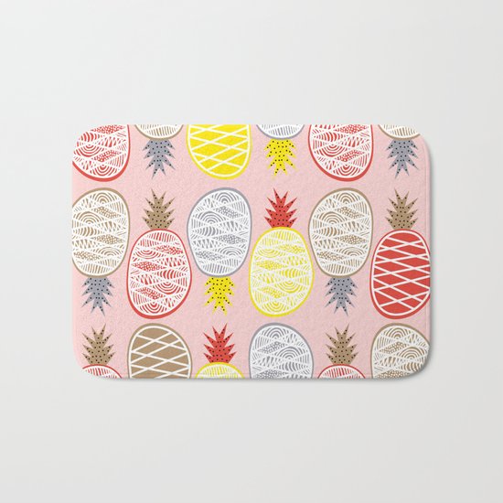 Pineapple I Bath Mat