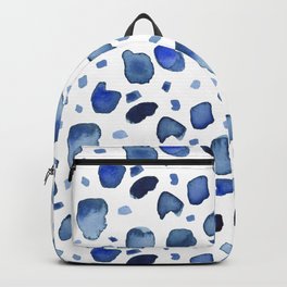 Watercolor Abstract Spotted Pattern Backpack