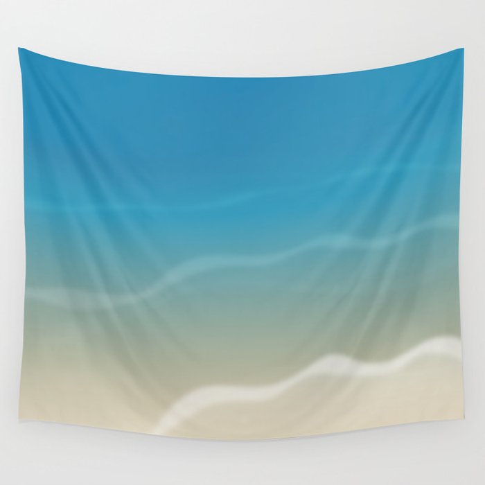 Beach view Wall Tapestry