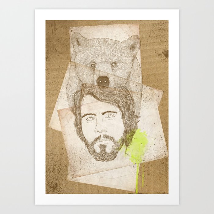 mr.bear-d Art Print