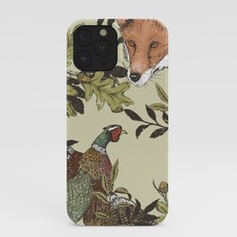 Fox & Pheasant iPhone Case