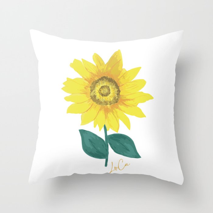 Sunny Throw Pillow