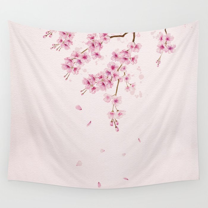 Cherry Blossom 2  Wall Tapestry