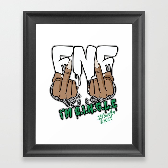 FNF i'm single DS Framed Art Print
