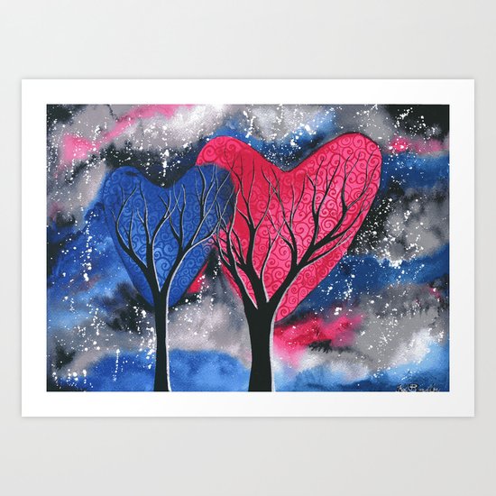 Night Romance Art Print