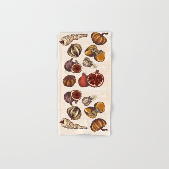 Fall Produce Hand & Bath Towel