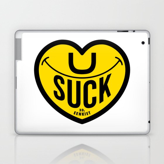 U Suck Laptop & iPad Skin