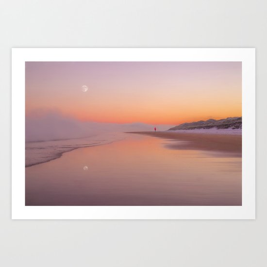 A winters morning Art Print