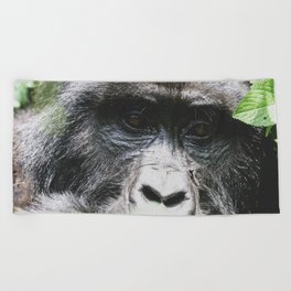 Gorilla Eyes Beach Towel