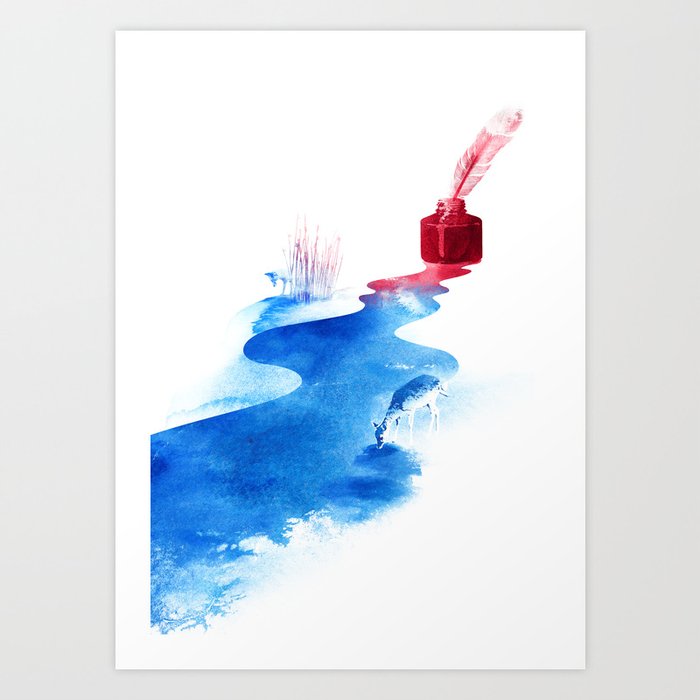 Discover the motif THE DRAMA OF CAUSALITY by Robert Farkas as a print at TOPPOSTER