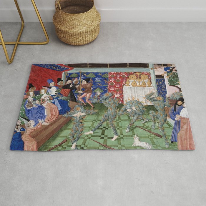 Bal des Ardents (Ball of the Wild Men) Rug