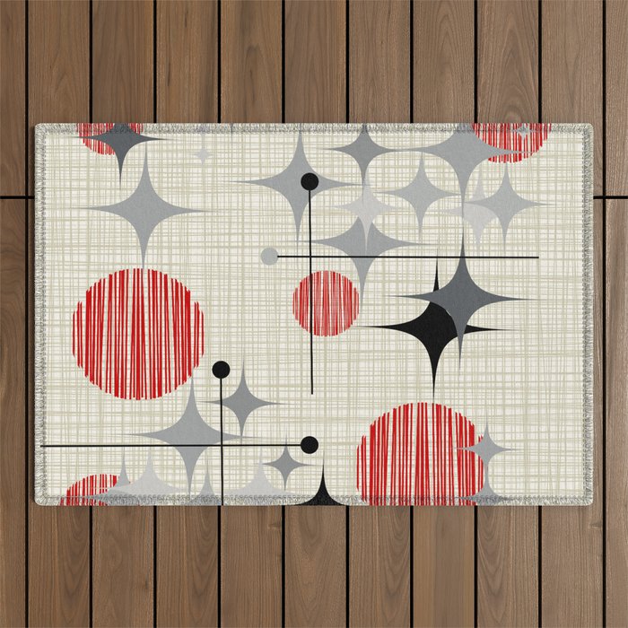 Starbursts and Globes 2 Outdoor Rug