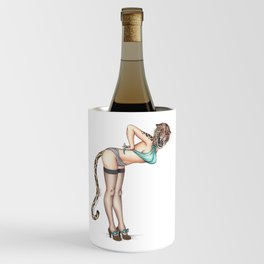 The Leopard Woman Wine Chiller