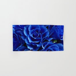 Blue Roses Flowers Plant Romance Hand & Bath Towel