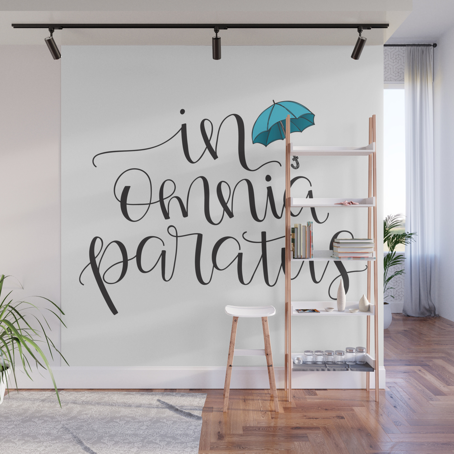 In Omnia Paratus Ready For Anything Gilmore Girls Quote Wall Mural By Little Inklings Society6