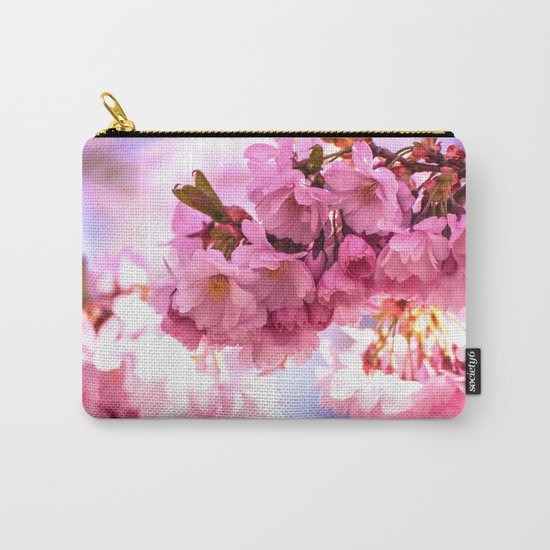 Pink Japanese Cherry Blossom, Sakura Carry-All Pouch