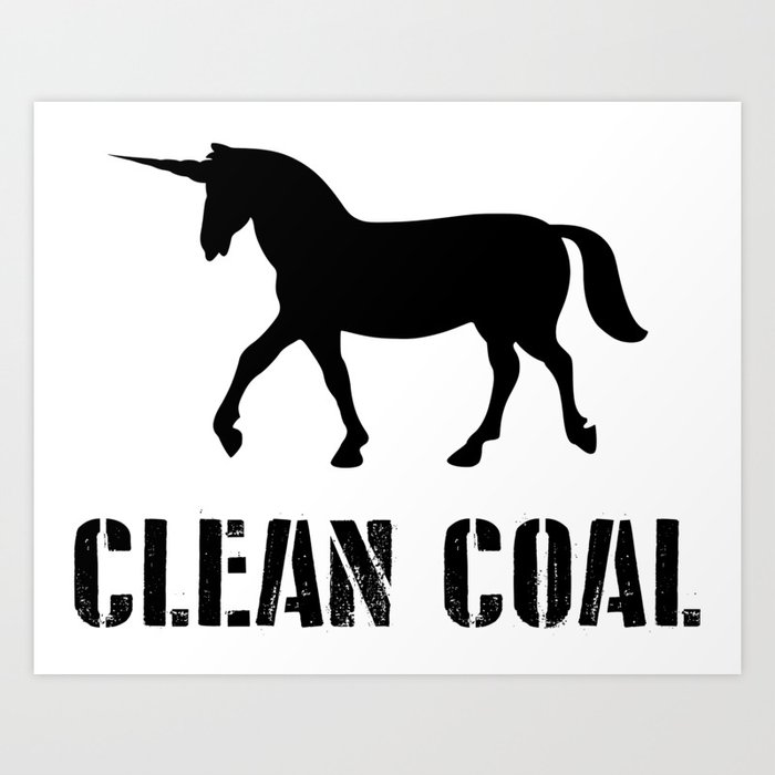 Clean Coal Art Print