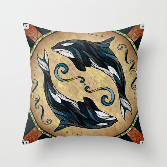 Converge Throw Pillow
