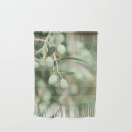 Green Olives on an Olive Tree in Greece | Travel Photography Wall Hanging
