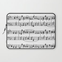 Musical Notes Shape for Song Laptop Sleeve