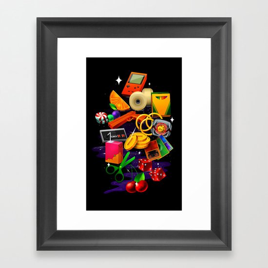 BORN 88 Framed Art Print
