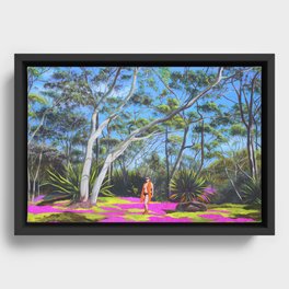 Beck in the Bush Framed Canvas