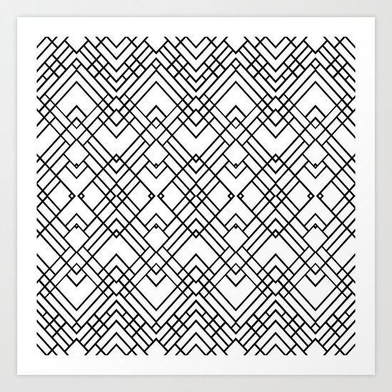 Map 20 Art Print