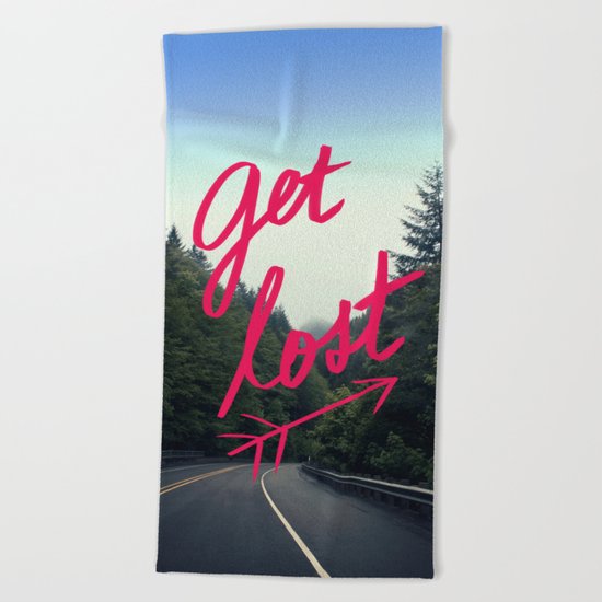 Get Lost Beach Towel
