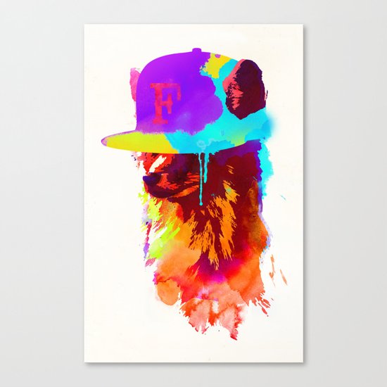 Foxey's Favorite Cap Canvas Print