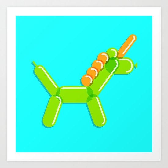 Balloonicorn Art Print