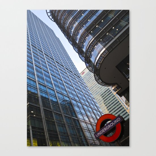 Canary Wharf Canvas Print