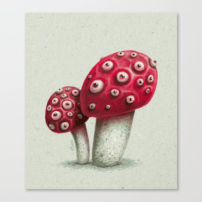 Mushroom Amanita Canvas Print