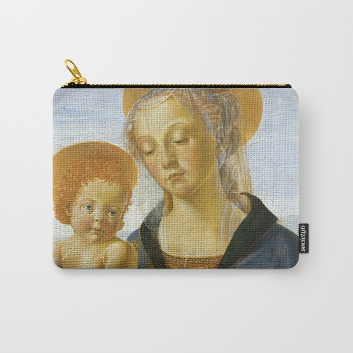 Andrea del Verrocchio "Madonna and Child" Carry-All Pouch