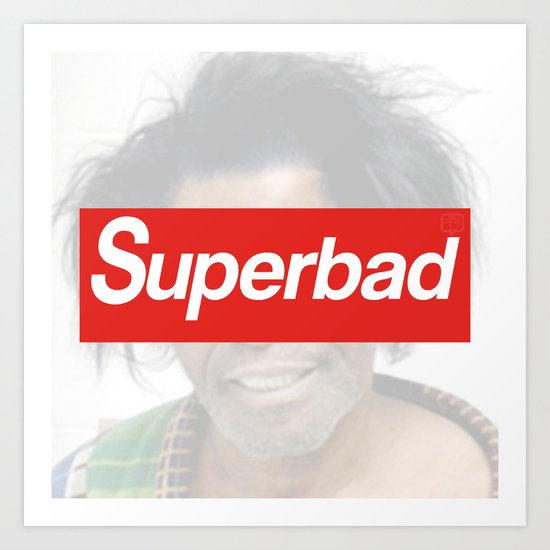 Superbad Art Print