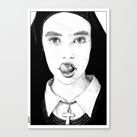 asc 228 - La Pureté (Purity is for madmen to make fools of us all) Canvas Print