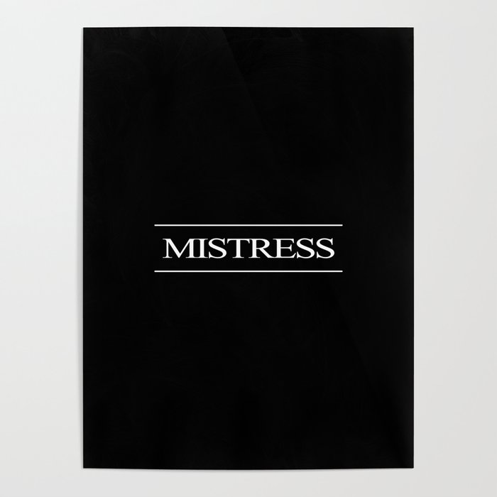 Mistress Poster